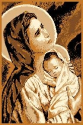 Nástěnný koberec Matka Boží s Ježíškem 