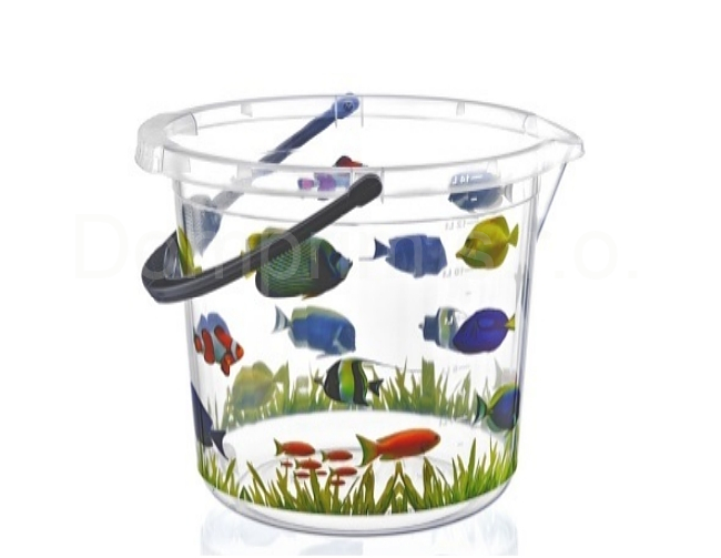 Vědro POLY FISH & BUBBLES