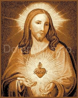 Nástěnný koberec Srdce Ježíšovo 